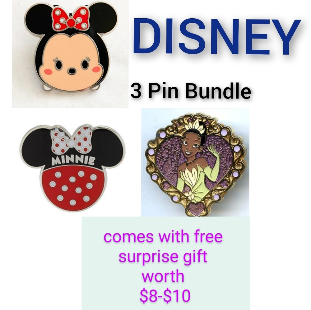 NWOT 3 Disney Pin Trading Pins